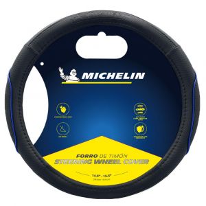 Michelin MC1003NAZ Premium Suni Deri Direksiyon Kılıfı MAVİ