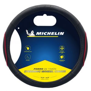 Michelin MC1003NR Premium Suni Deri Direksiyon Kılıfı KIRMIZI