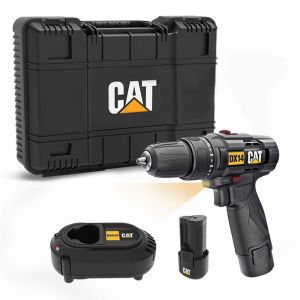 CAT DX14.2 12Volt/2.0Ah Li-ion Çift Akülü Profesyonel Şarjlı Matkap